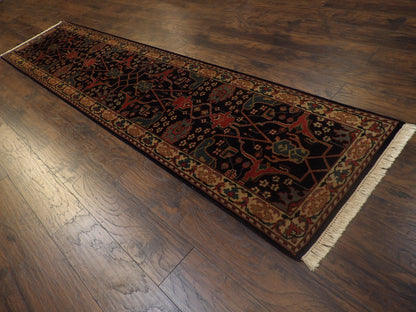 Turkish Weave Ziegler 2'6"x12'0" Hand-knotted Rug -w707