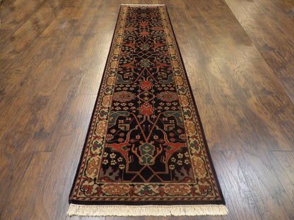 Turkish Weave Ziegler 2'6"x12'0" Hand-knotted Rug -w707