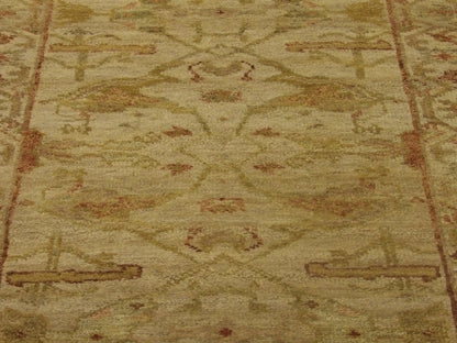 Turk Oushak Stone Wash 2'6"x12'0" Hand-knotted Rug -w710