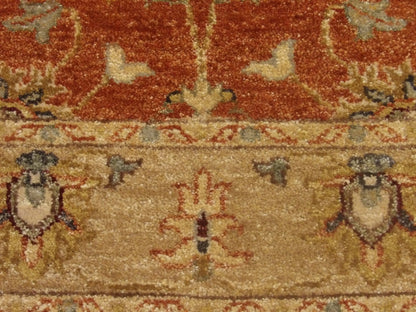 Oushak Chobie White Wash 2'6"x12'0" Hand-knotted Rug -w712