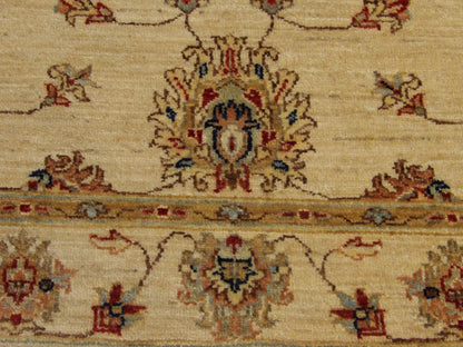 Indo Chobie Natural-dye 4'0"x6'0" Hand-knotted Rug -w717