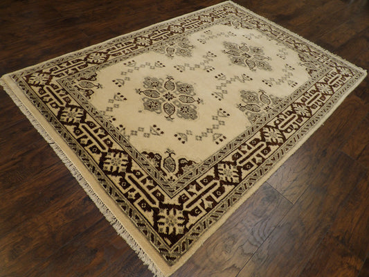 Tribal Fine Heriz Natural-dye 5'0"x8'0" Hand-knotted Rug -W741