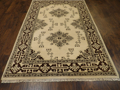 Tribal Fine Heriz Natural-dye 5'0"x8'0" Hand-knotted Rug -W741