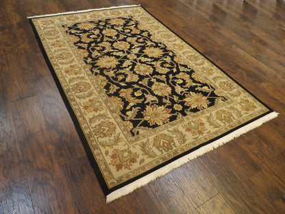 Persian Kashan Soumak Weave 5'0"x8'0" Hand-knotted Rug -W747