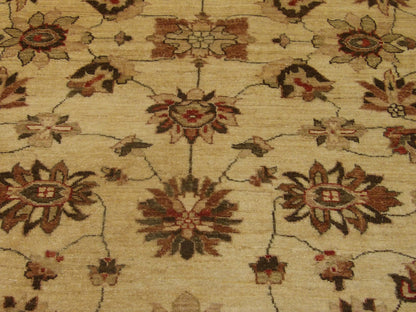 Oushak Chobie Antique Wash 5'0"x8'0" Hand-knotted Rug -W749
