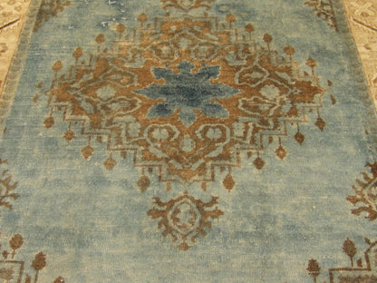 Over-dye Anatolian Vintage Oushak 5'0"x8'0" Hand-knotted Rug -W756