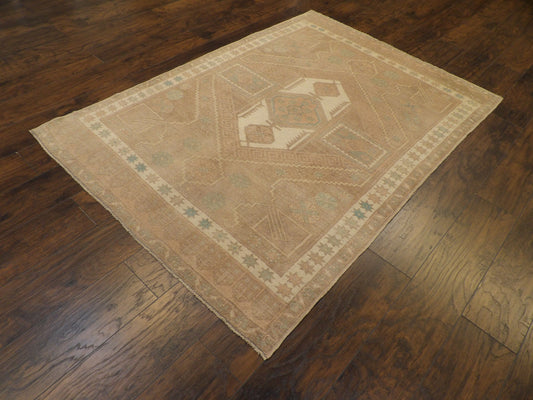 Anatolian Vintage Oushak 5'0"x8'0" Hand-knotted Rug -W794