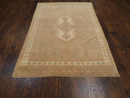 Anatolian Vintage Oushak 5'0"x8'0" Hand-knotted Rug -W794