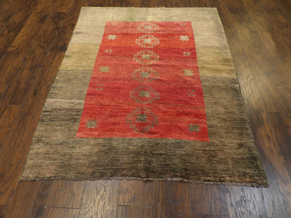 Antique Tribal Khotan 5'.0"x8'.0" Hand-knotted Rug -W797