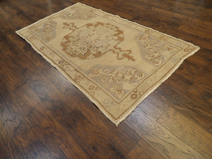 Anatolian Vintage Oushak 5'0"x8'0" Hand-knotted Rug -W798