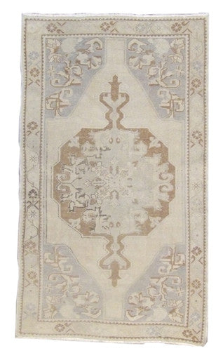 Anatolian Vintage Oushak 5'0"x8'0" Hand-knotted Rug -W798