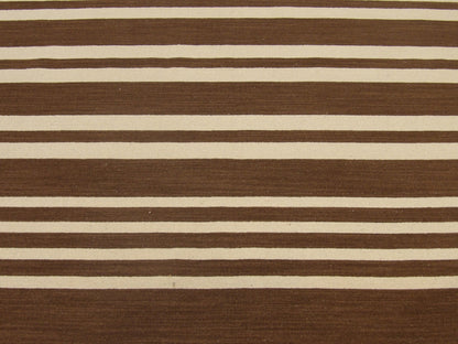 Coastal Flat-Weave Indoor/Outdoor Beach 5'0"x8'0" Hand-knotted Rug -W817