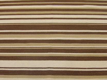 Coastal Flat-Weave Indoor/Outdoor Beach 5'0"x8'0" Hand-knotted Rug -W821