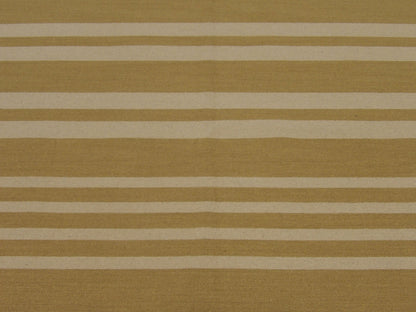 Coastal Flat-Weave Indoor/Outdoor Beach 5'0"x8'0" Hand-knotted Rug -W822
