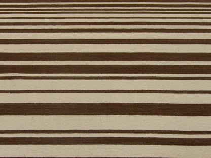 Coastal Flat-Weave Indoor/Outdoor Beach 5'0"x8'0" Hand-knotted Rug -W827