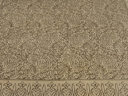Transitional Broken Design 5'0"x8'0" Hand-knotted Rug -W834