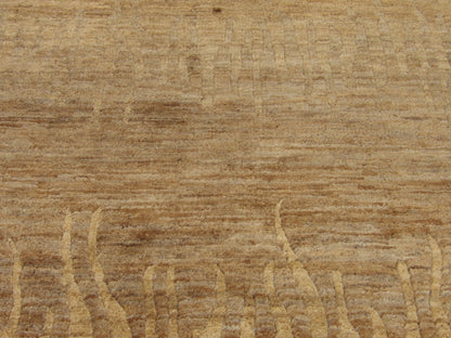 Natural Jute Modern Design Indoor-Outdoor 5'0"x8'0" Hand-knotted Rug -W842