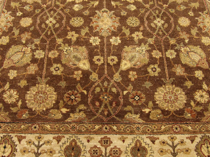 Agra Chobie Antique Wash 6'0" x 9'0" Hand knotted Wool Rug - w869