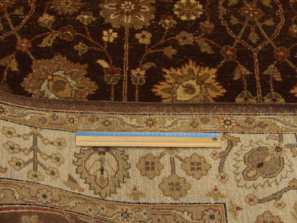 Agra Chobie Antique Wash 6'0" x 9'0" Hand knotted Wool Rug - w869