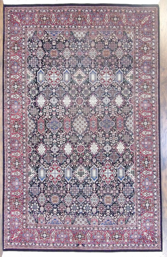 Fine Pak Persian Haji Jalili 6'0"x9'0" Hand-knotted Rug -W872