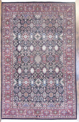 Fine Pak Persian Haji Jalili 6'0"x9'0" Hand-knotted Rug -W872
