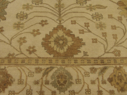 Turk Oushak White Wash 6'0"x9'0" Hand-knotted Rug -W875
