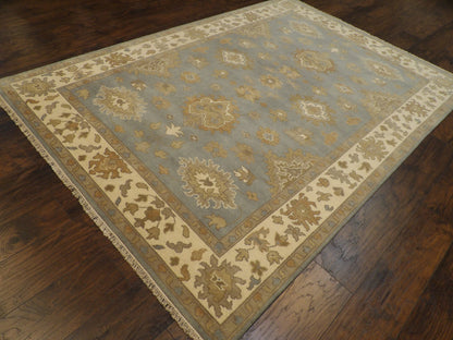 Turk Oushak White Wash 6'0"x9'0" Hand-knotted Rug -W878