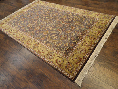 Fine Ziegler Tie Dye 6'0"x9'0" Hand-knotted Rug -W880