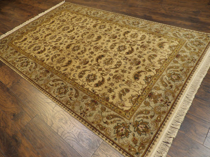 Fine Ziegler Tie Dye 6'0"x9'0" Hand-knotted Rug -W892