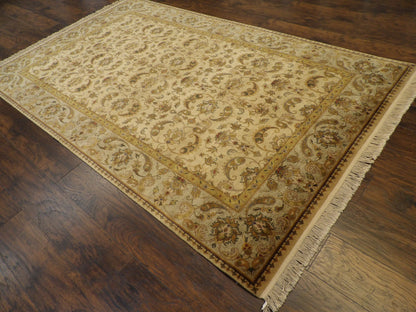 Fine Ziegler Tie Dye 6'0"x9'0" Hand-knotted Rug -W892