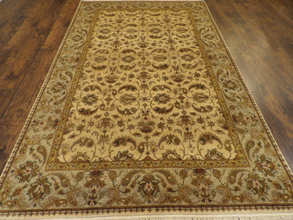 Fine Ziegler Tie Dye 6'0"x9'0" Hand-knotted Rug -W892