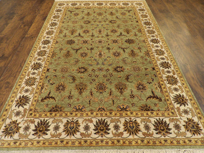 Fine Ziegler Tie Dye 6'0"x9'0" Hand-knotted Rug -W903