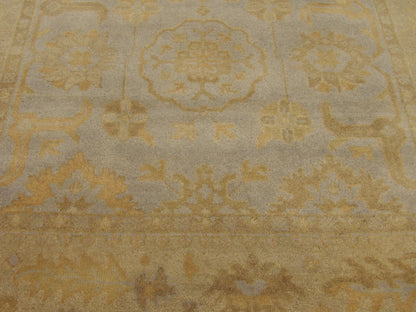Turk Oushak White Wash 6'0"x9'0" Hand-knotted Rug -W907