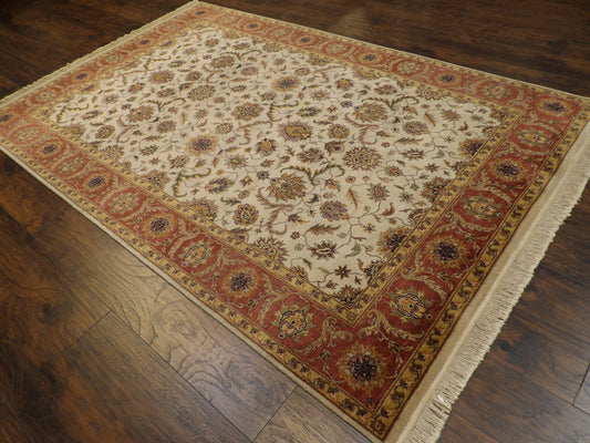 Fine Ziegler Tie Dye 6'0"x9'0" Hand-knotted Rug -W908