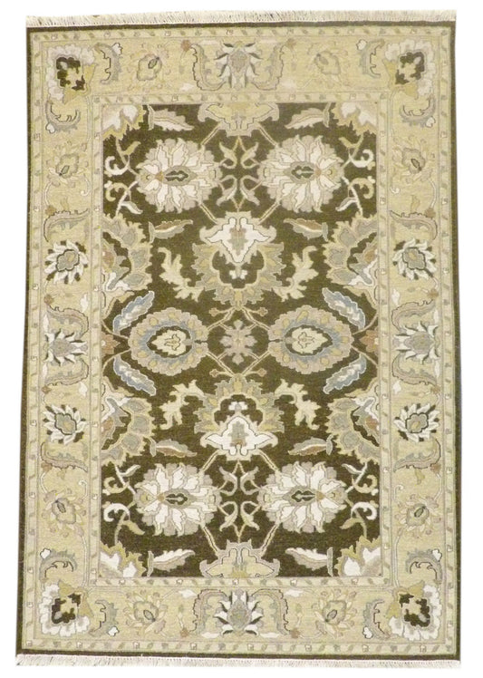 Tribal Flat Weave Soumak 6'0"x9'0" Hand-knotted Rug -W912