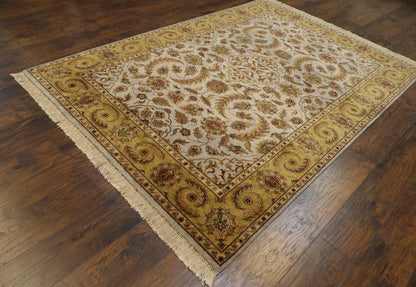 Fine Ziegler Tie Dye 6'0x9'0" Hand-knotted Rug -W913