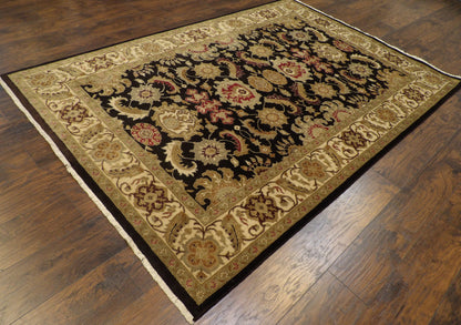 Fine Persian Kashan 6'0"x9'0" Hand-knotted Rug -W914