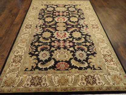 Fine Persian Kashan 6'0"x9'0" Hand-knotted Rug -W914