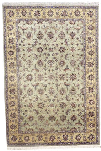 Fine Ziegler Tie Dye 6'0"x9'0" Hand-knotted Rug -W915