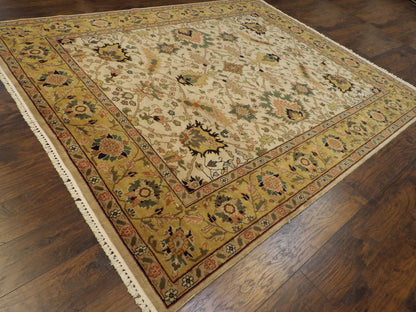 Turkish Weave Antique Wash 8'0"x10'0" Hand-knotted Rug -w927