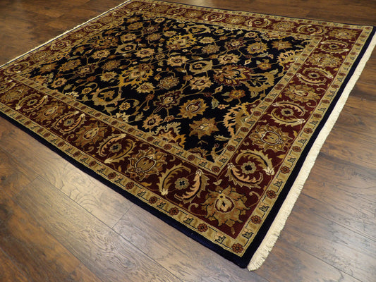 Jaipur Kashan Antique Wash 8'0"x10'0" Hand-knotted Rug -w937