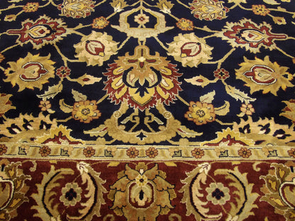 Jaipur Kashan Antique Wash 8'0"x10'0" Hand-knotted Rug -w937