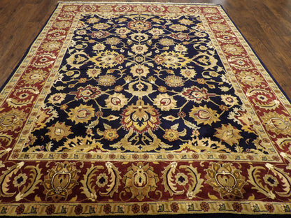 Jaipur Kashan Antique Wash 8'0"x10'0" Hand-knotted Rug -w937