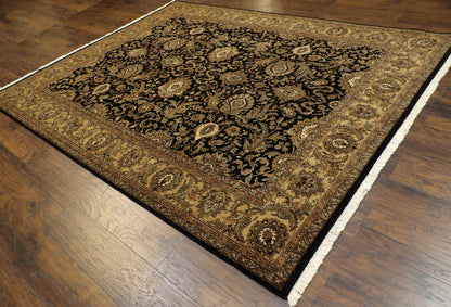 Fine Persian Kashan 8'0"x10'0" Hand-knotted Rug -w939