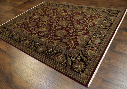 Fine Persian Kashan 8'0"x10'0" Hand-knotted Rug -w940