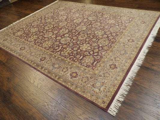 Fine Pak Persian Kashan 8'0"x10'0" Hand-knotted Rug -w941
