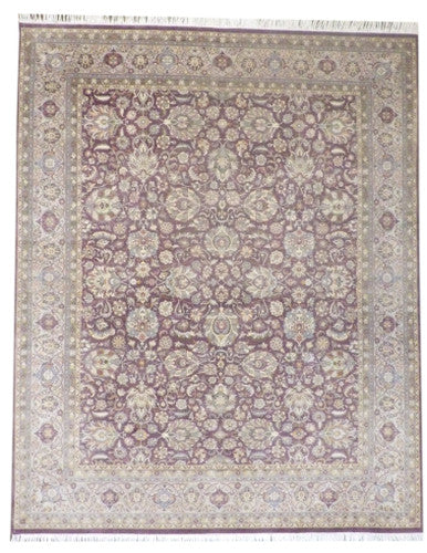 Fine Pak Persian Kashan 8'0"x10'0" Hand-knotted Rug -w941