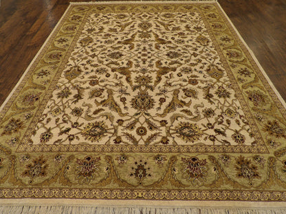 Fine Ziegler Tie Dye 8'0"x10'0" Hand-knotted Rug -w951