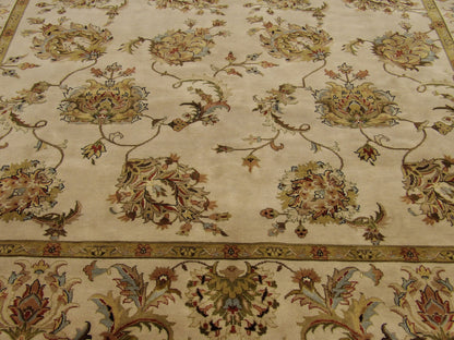 Fine Jaipur Floral Design 8'0"x10'0" Hand-knotted Rug -w952