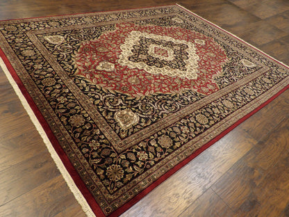 Fine Persian Tabriz 8x10 Hand-knotted Rug -w966